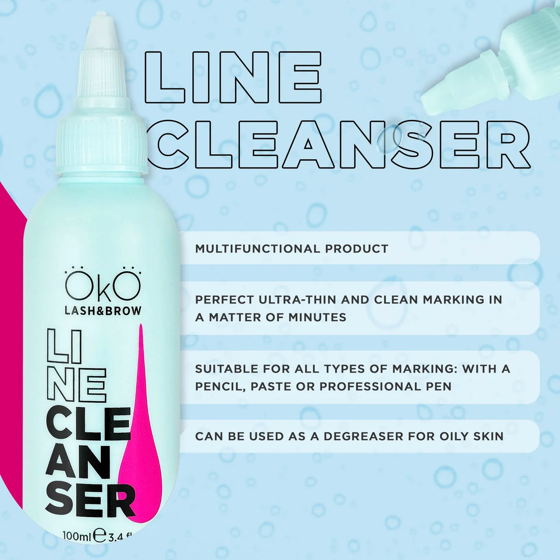 OKO Lash&Brow Line Cleanser, 100 ml