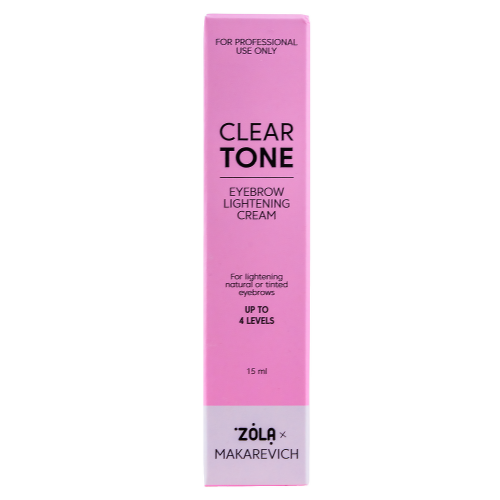 ZOLA X MAKAREVICH EYEBROWN LIGHTENING CREAM CLEAR TONE