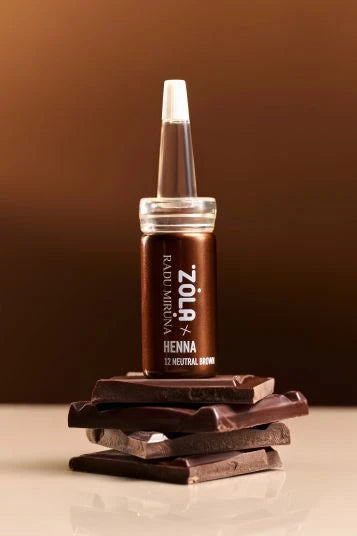 ZOLA X RADU MIRUNA PROFESSIONAL HENNA FOR EYEBROWS 10 G (12 NEUTRAL BROWN)