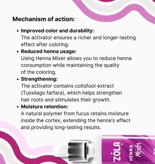 ZOLA ACTIVATOR FOR HENNA HENNA MIXER