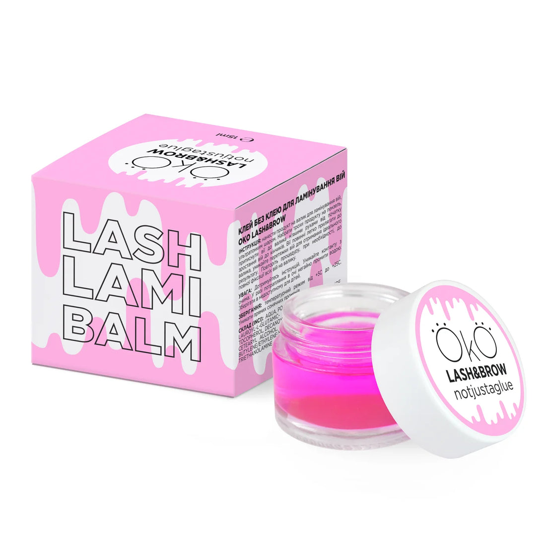 Glue without Glue Lash Lami Balm OKO Lash&Brow, 15 ml