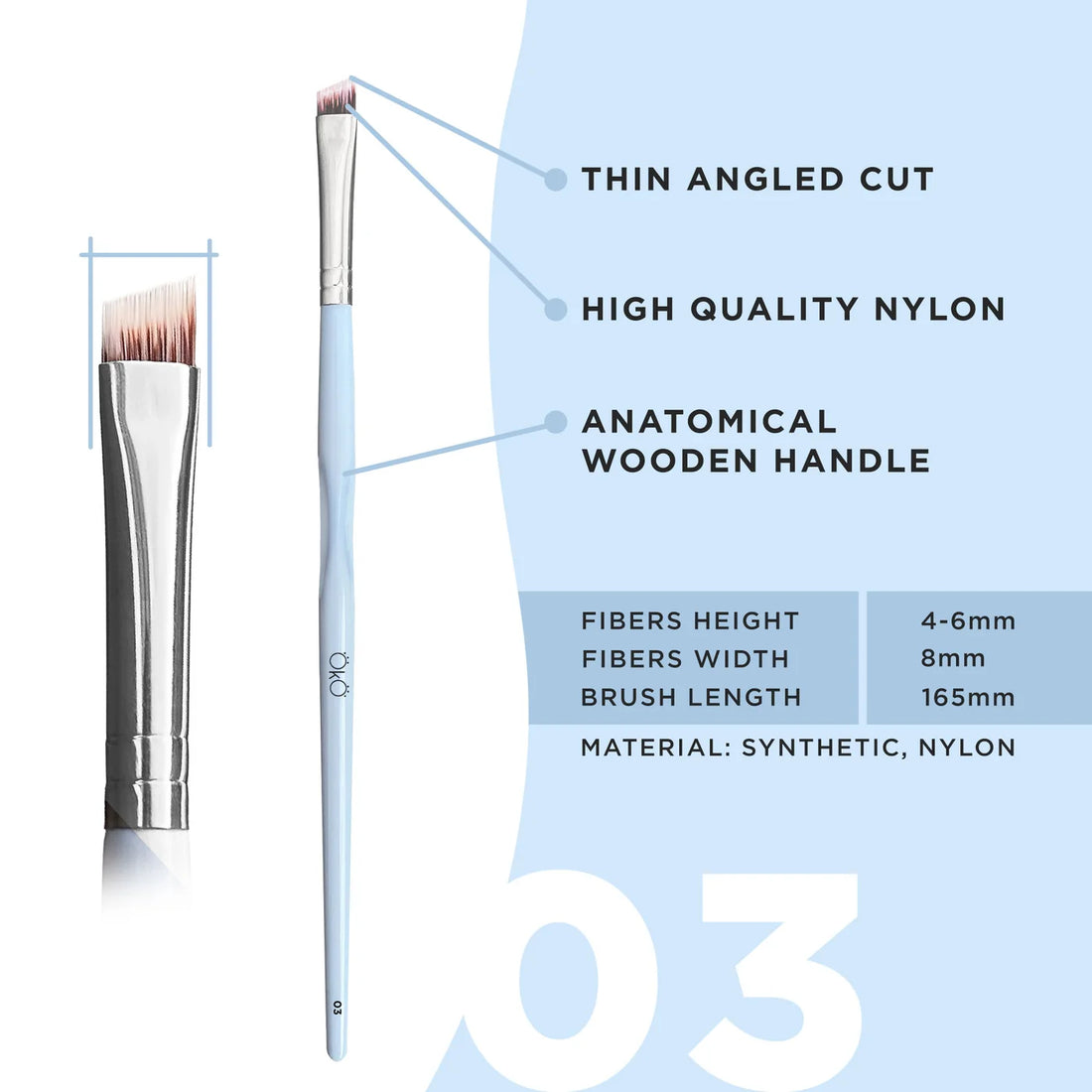 Brush Set "Flawless Brushes Flawless Brows" OKO Lash&Brow