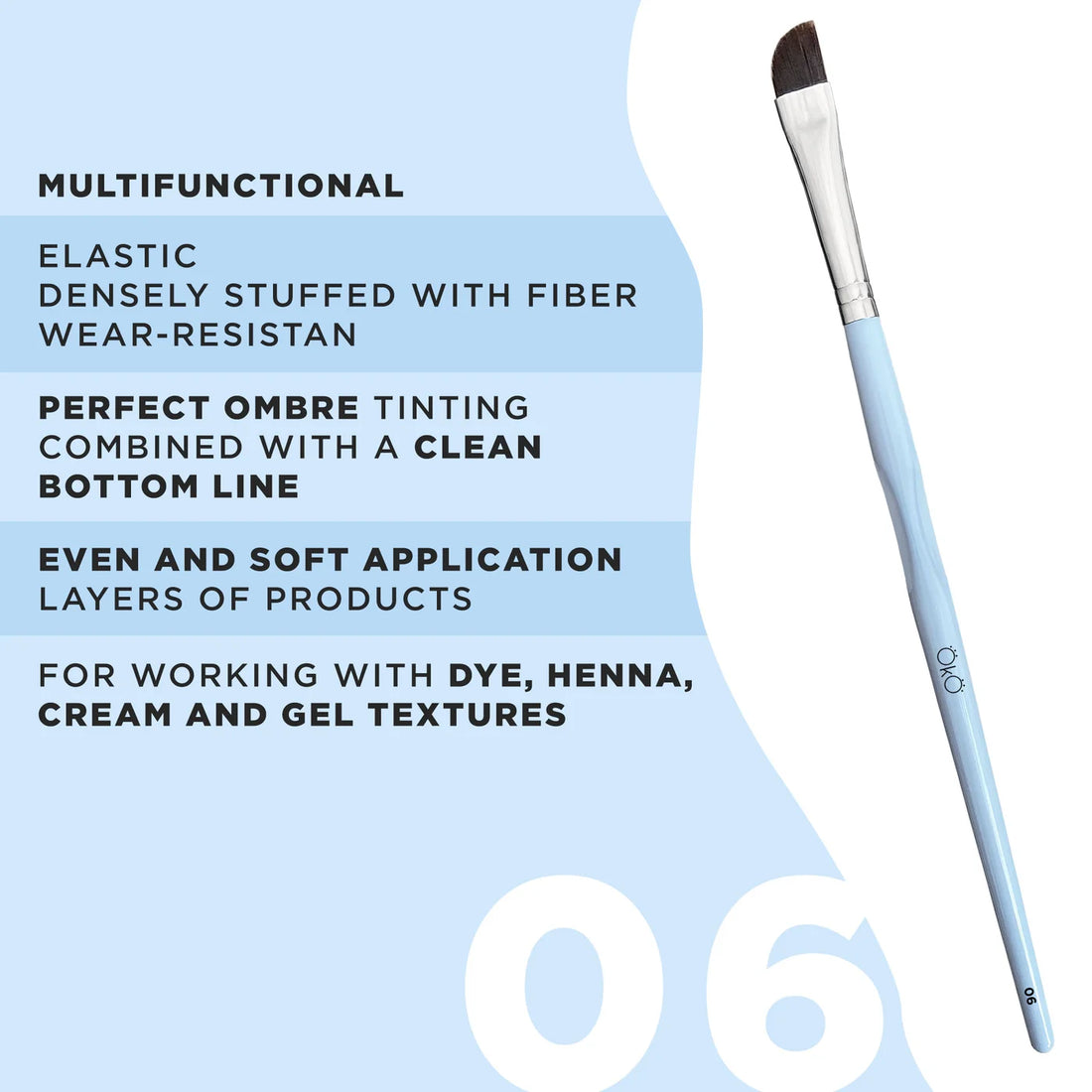 Soft Large Angled Brush OKO Lash&Brow #6