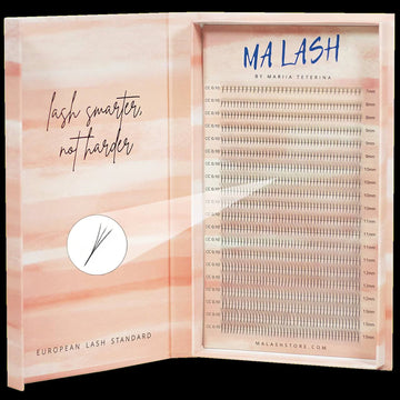 1200 Premade 3D fans lash extensions MIX 8-15mm by MA LASH