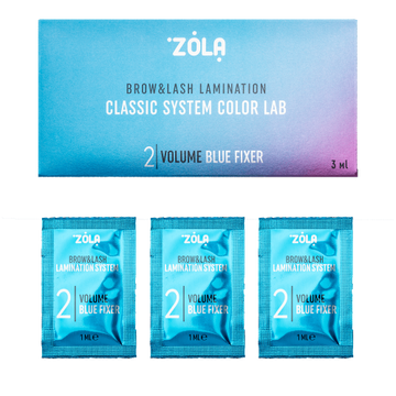 ZOLA Color Lab Set in Sachet 02 Volume Blue Fixer (3 x 1 ml)